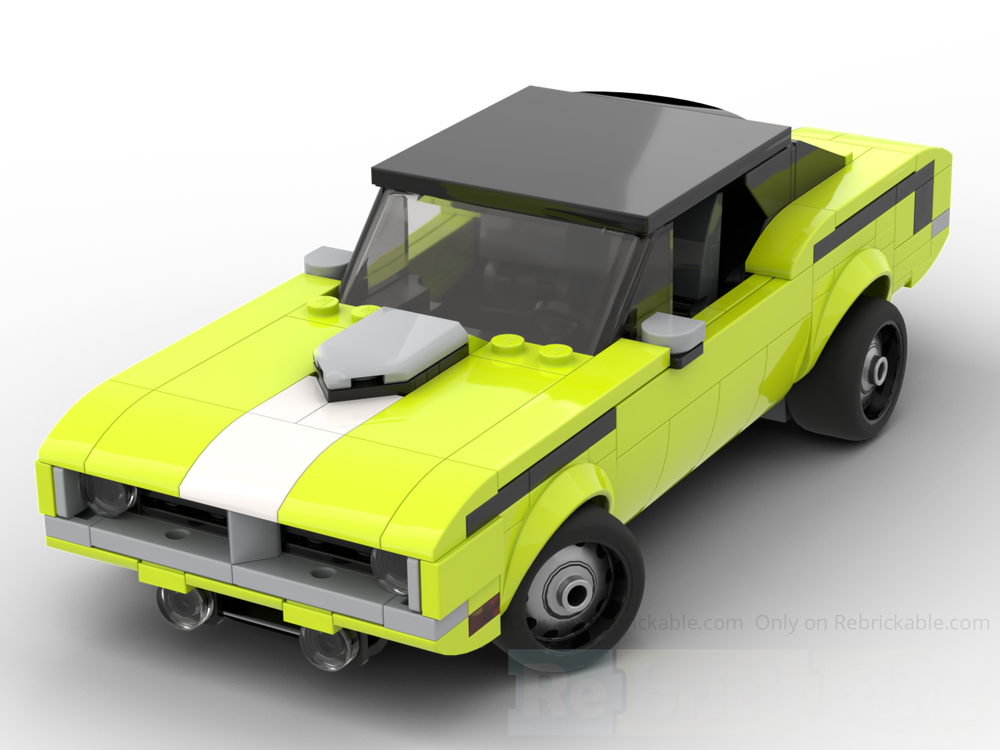 LEGO MOC-213734 Plymouth HEMI 'Cuda 1970 by VoidSerpent