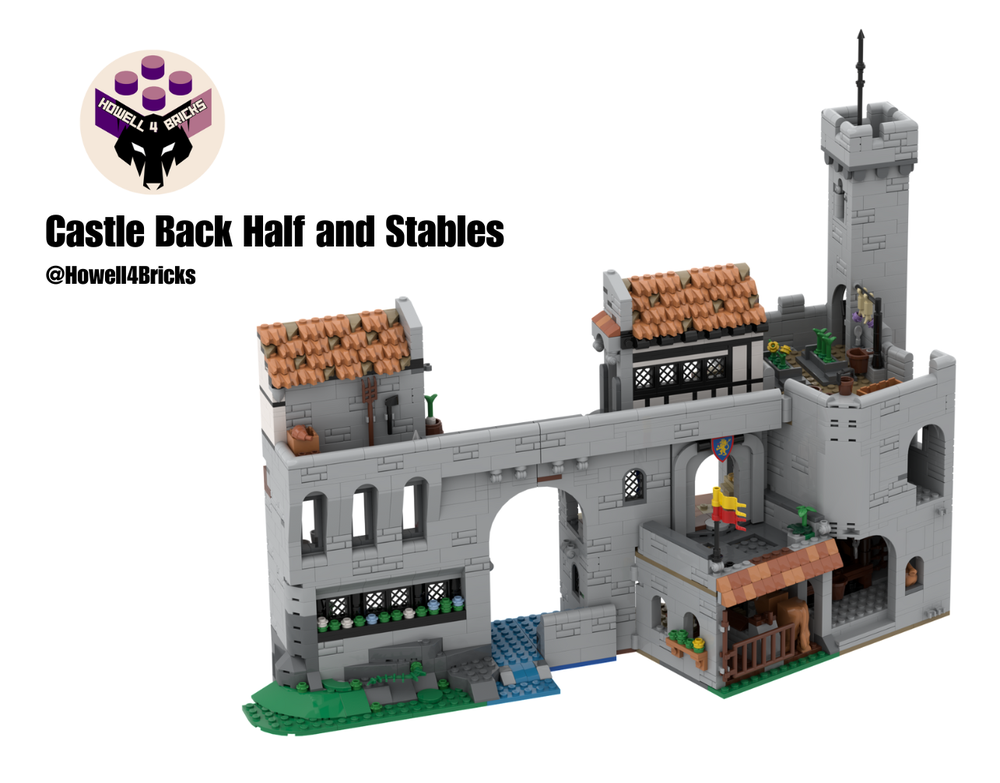 Massive Castle – Castle Back Half and Stables