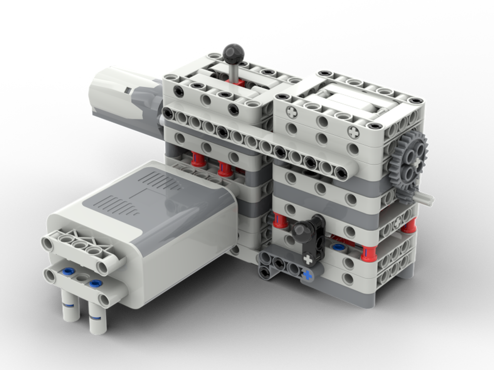 LEGO MOC-213752 Gearbox with four gears and neutral. by Michalien112 ...