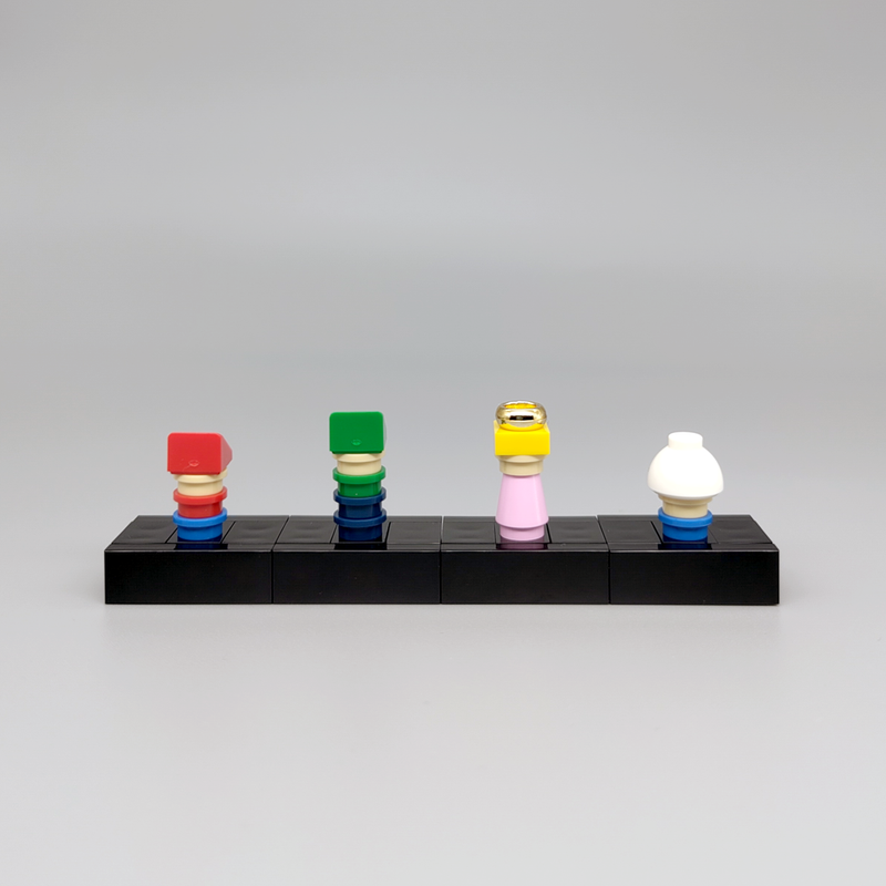 LEGO MOC Super Mario Protagonists by mbmocs | Rebrickable - Build with LEGO