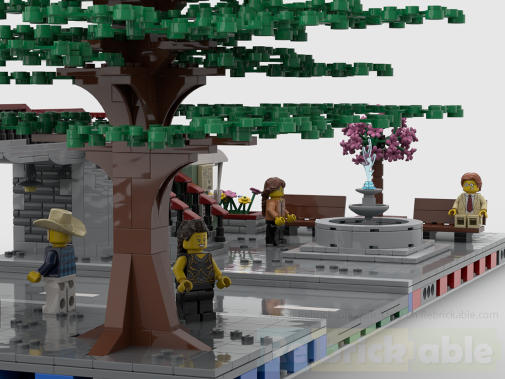 LEGO MOC-213810 City Walkway Overpass by NorwegianTater | Rebrickable ...
