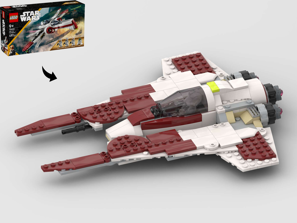 LEGO MOC-213857 Mandalorian Fang Fighter - Alternate Build of