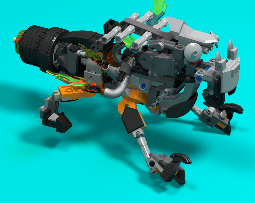 LEGO MOC-213898 Ghost Rider Insect Mech by Motorsagmannen | Rebrickable ...