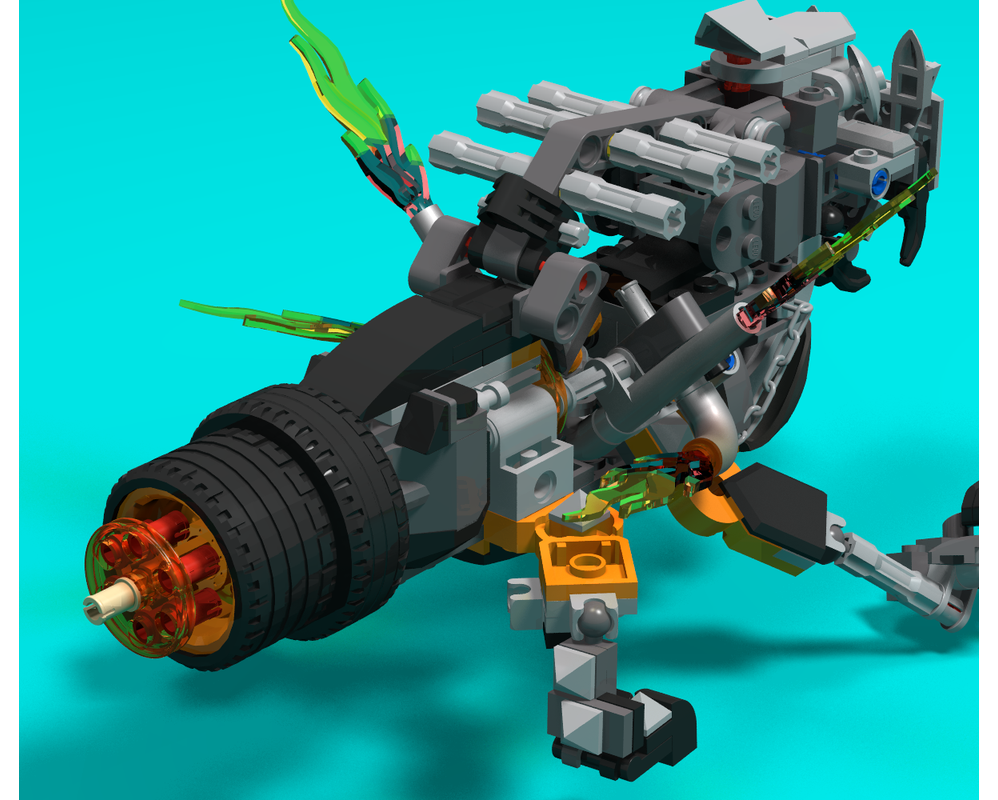 LEGO MOC Ghost Rider Insect Mech by Motorsagmannen | Rebrickable ...