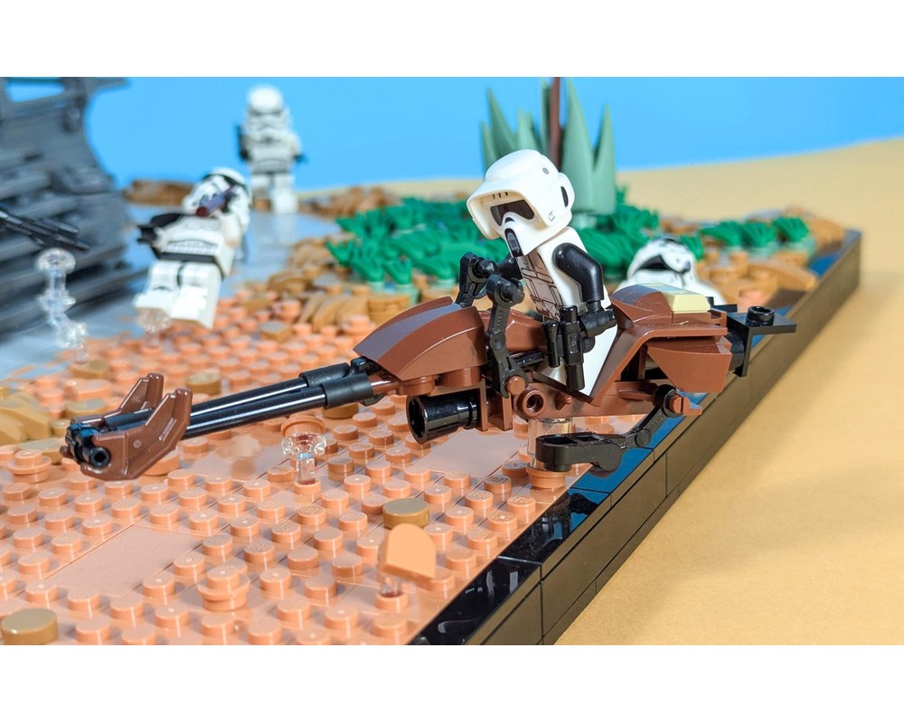 LEGO MOC 74-Z Speeder Bike by Cube Brick | Rebrickable - Build with LEGO