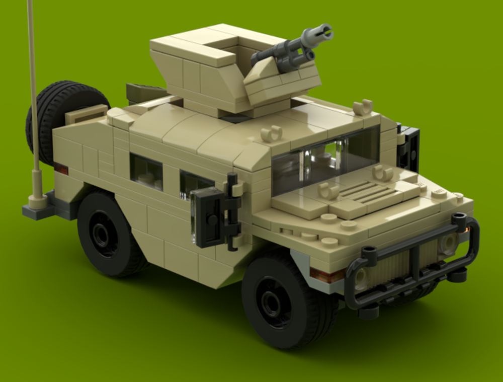 LEGO MOC Humvee (HMMWV) by mg101yt | Rebrickable - Build with LEGO
