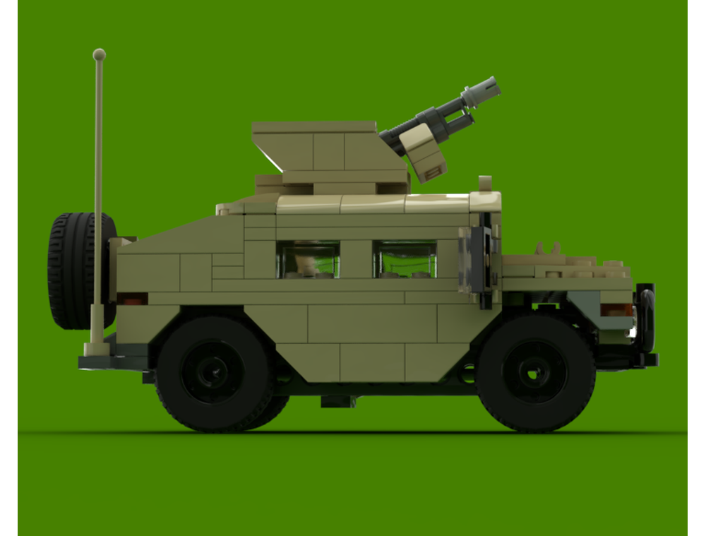 LEGO MOC Humvee (HMMWV) by mg101yt | Rebrickable - Build with LEGO