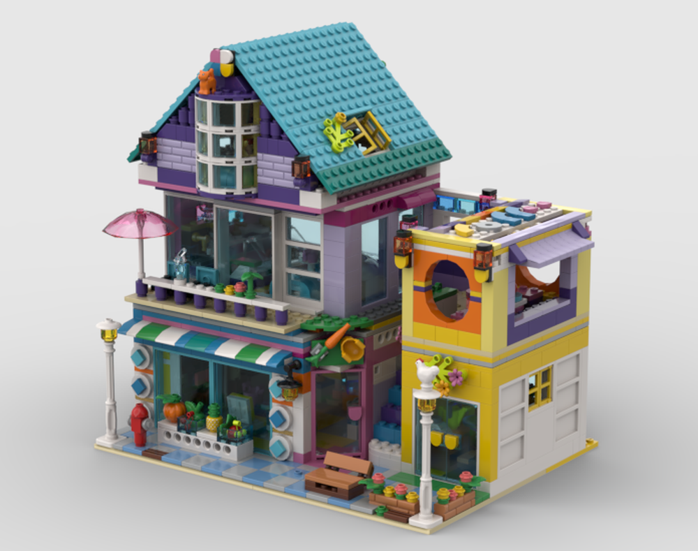 Supermarket, Flower Shop & Café
