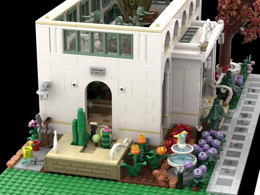 LEGO MOC Botanical Gardens Central Modular by KTBrickworks