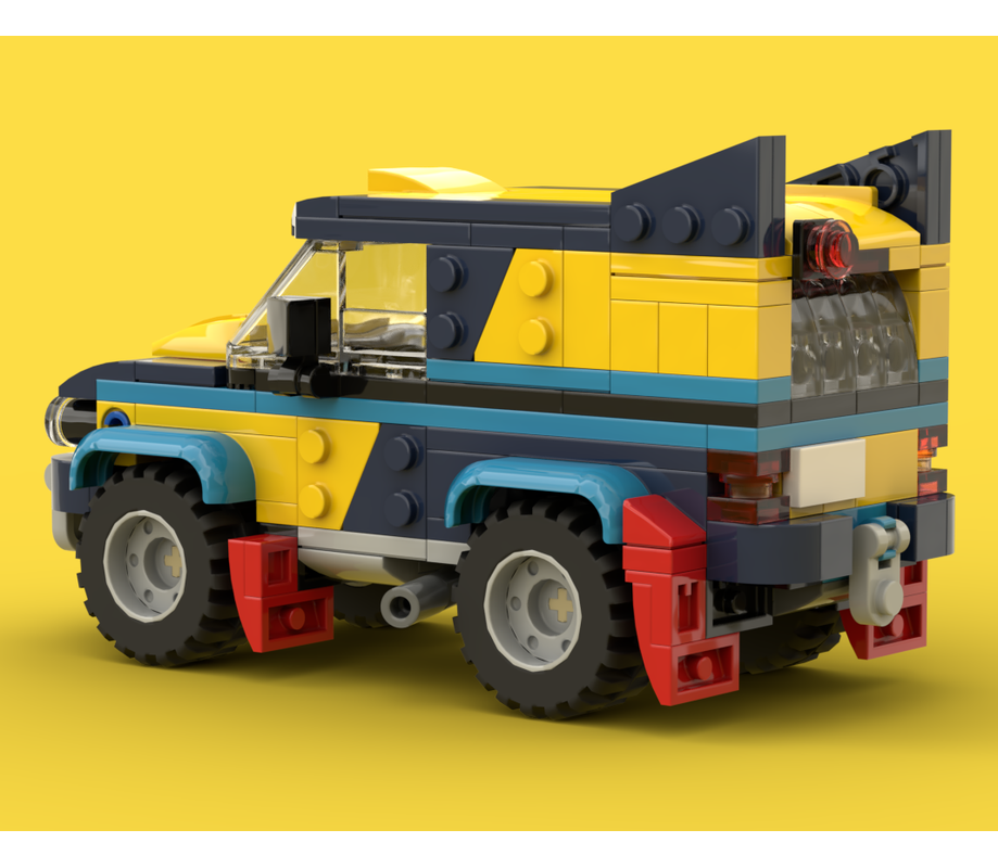 LEGO MOC Rally Raid 4x4 Evolution by Wacky | Rebrickable - Build with LEGO