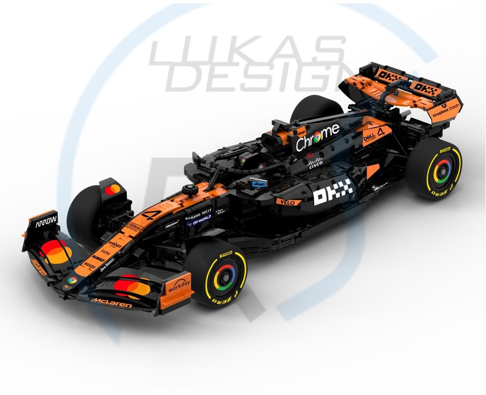 LEGO MOC McLaren F1 MCL39 1:8 Scale by Lukas2020 | Rebrickable