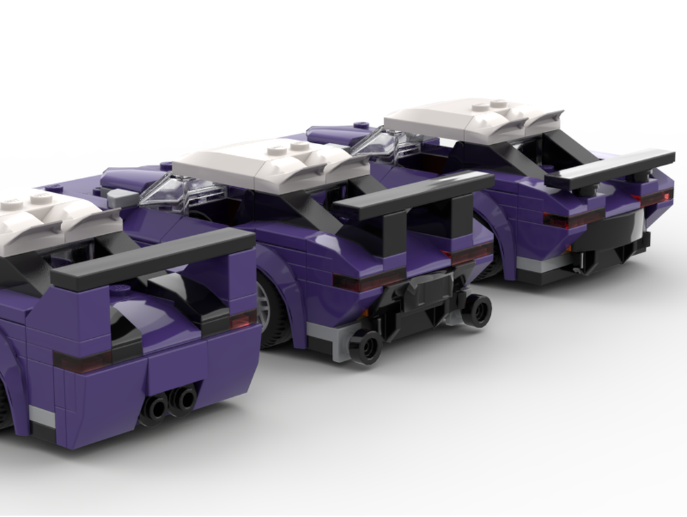 LEGO MOC-214314 60408 purple muscle car rear bumper 1 by VincentDeJong ...