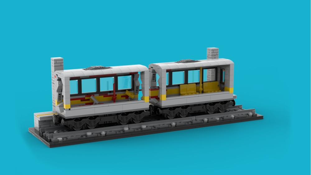 LEGO MOC-214319 Invincible vs Omni-man | Train fight diorama by ...