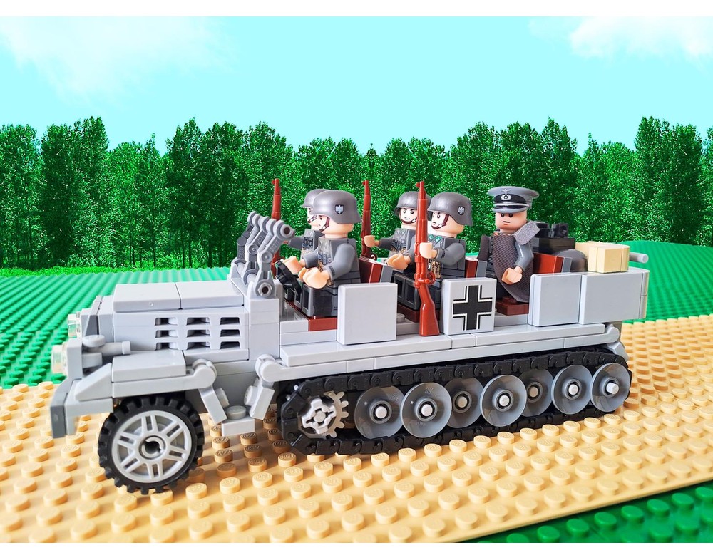 Jeu De Construction COBI - SD.KFZ.7 HALF-TRACK - 439 Pièces - Échelle 1/35 - COB2275