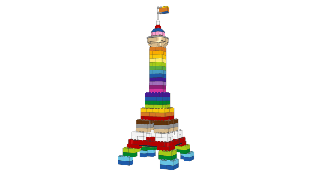 simple lego tower