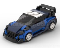 lego speed champion Ford fiesta wrx 8 stud