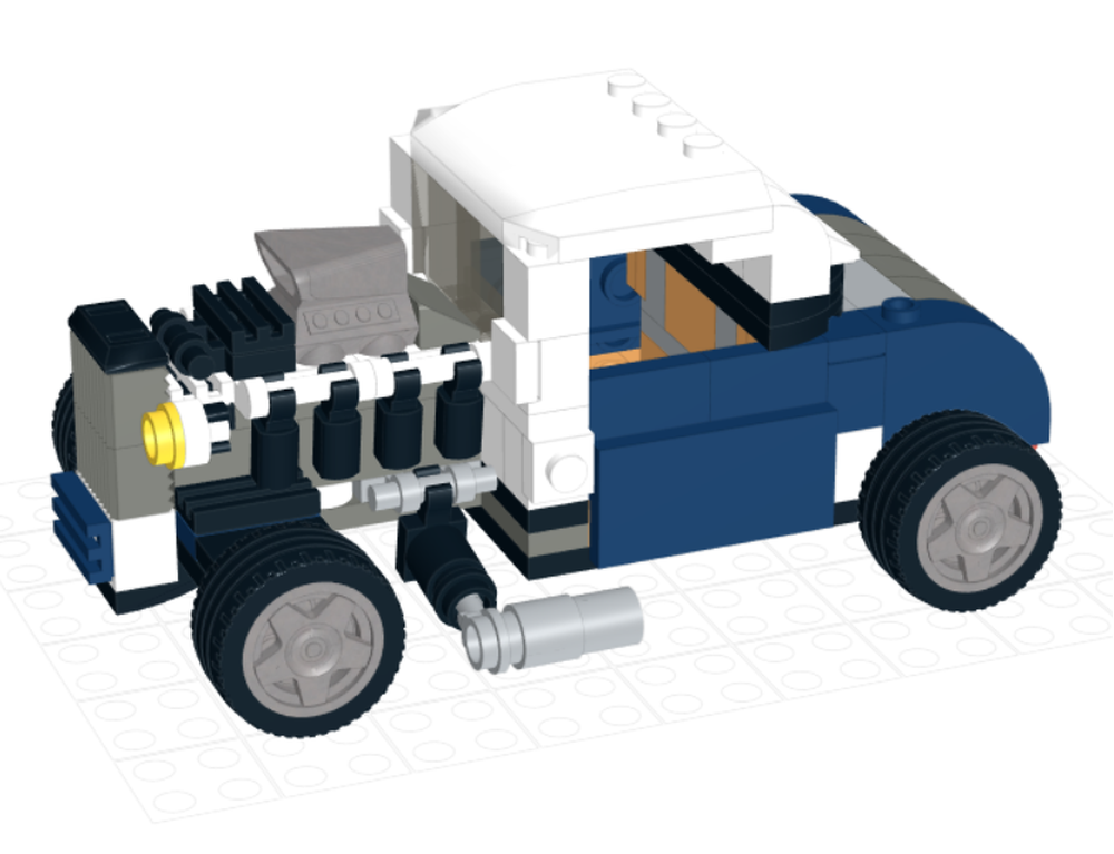 LEGO MOC Twin-Turbocharged V8-Powered Hot Rod by LucidMOCS ...