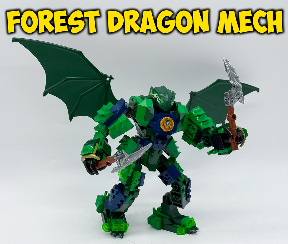 modmodmod LEGO MOC-214446 Forest Dragon Mech by BricksByMind | Rebrickable