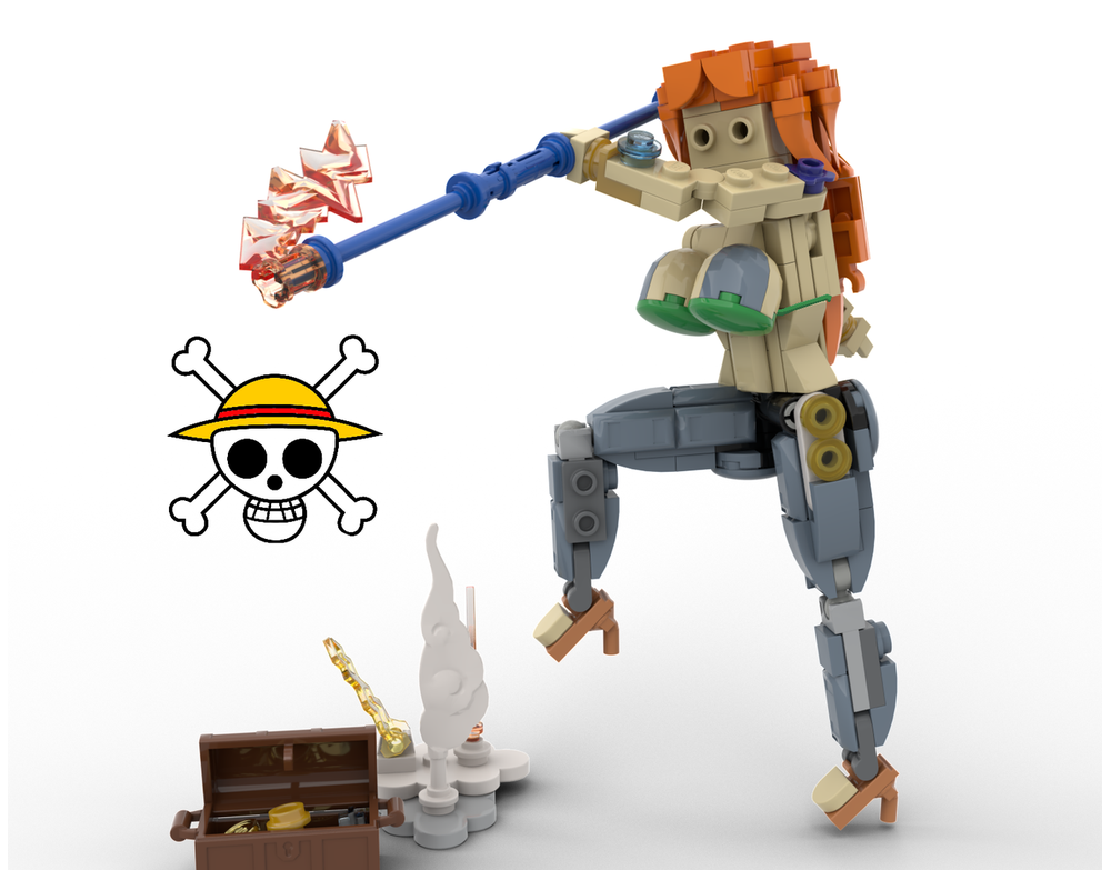 LEGO MOC-214477 NAMI - Navigator - One Piece - Action figure by