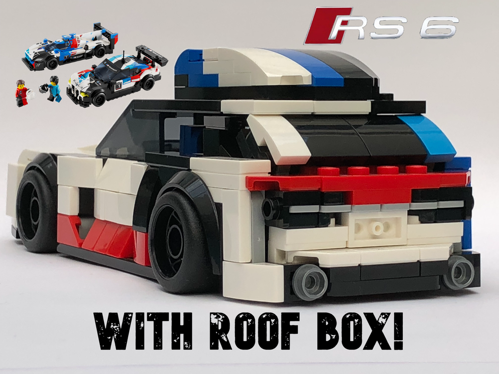 LEGO MOC 76922 Audi RS6 Widebody [Roof Box inlcuded!] by