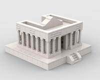 LEGO MOC-214560 Gemini Temple - Saint Seiya by Dome Bricks