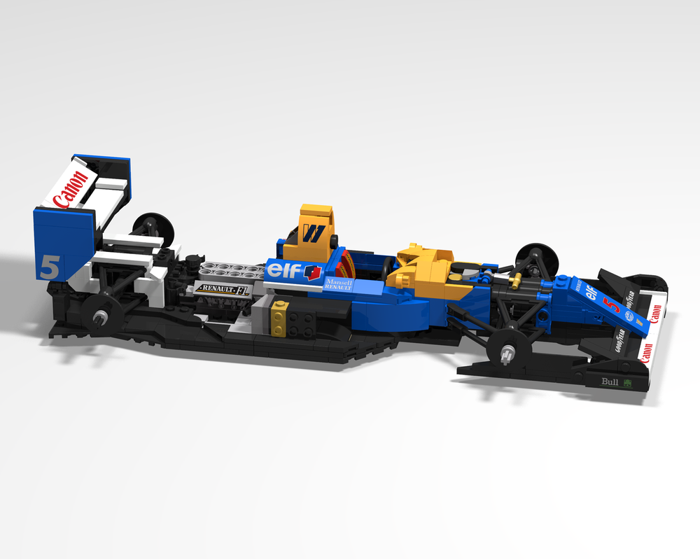 LEGO MOC-214575 Williams FW14b 10353 Icons super-mod by prototyp ...