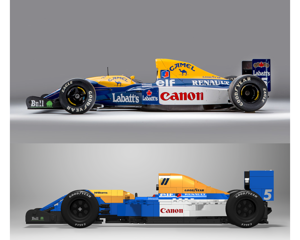 LEGO MOC-214575 Williams FW14b 10353 Icons super-mod by prototyp ...