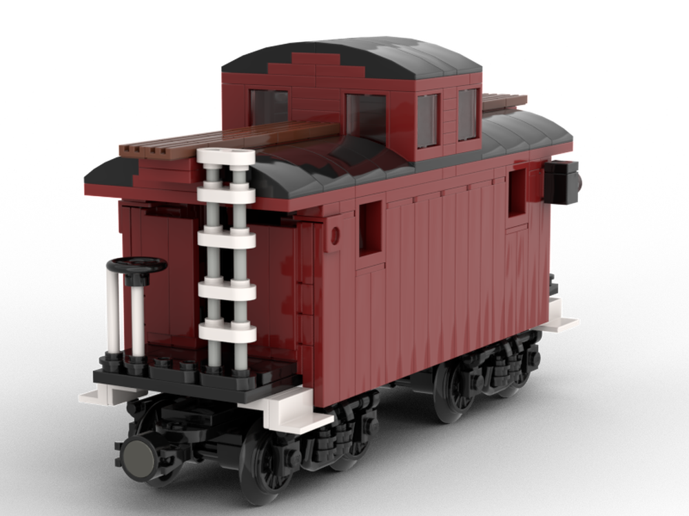 LEGO MOC-214617 D&RGW Short Caboose by RioGrandeMan | Rebrickable ...