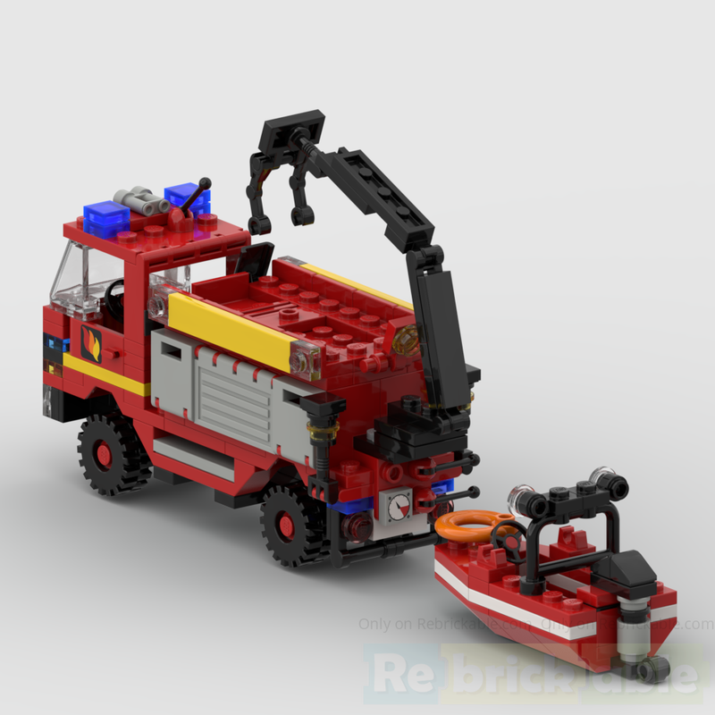 LEGO MOC-214644 Water Rescue Truck by lCRASHl | Rebrickable - Build ...