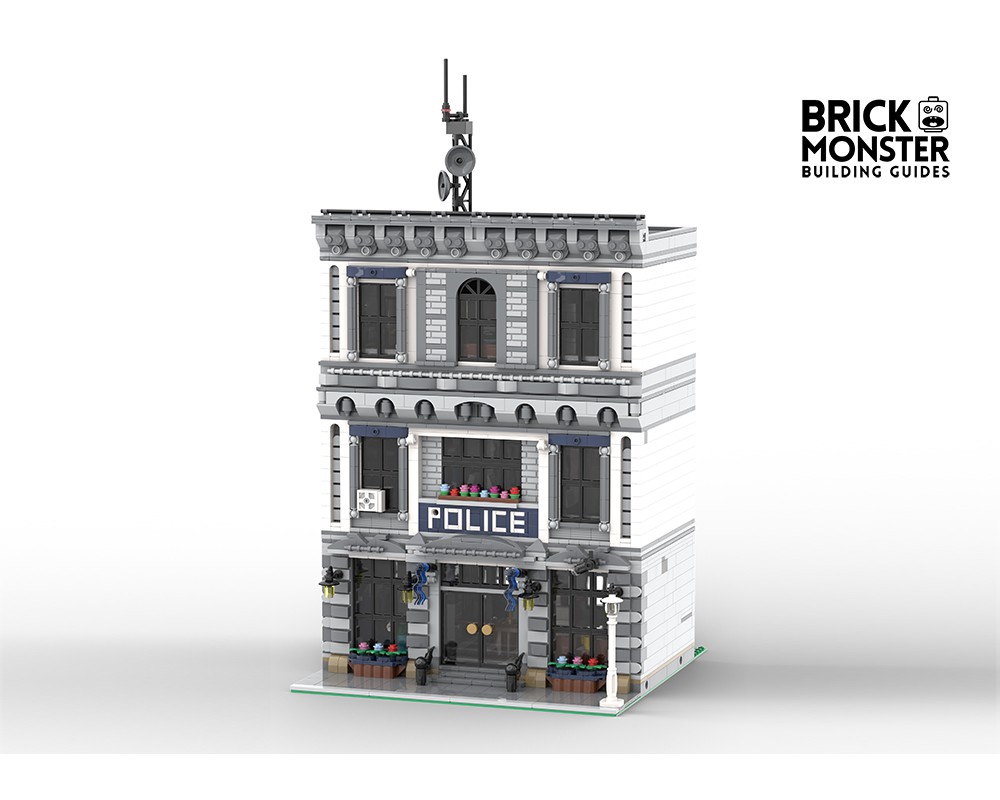 LEGO MOC Modular Police Station by 