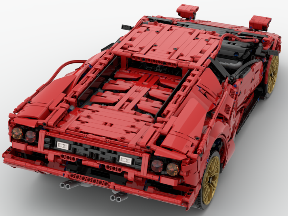LEGO MOC-214753 Lamborghini Diablo (Red MOD for MOC-213301) by