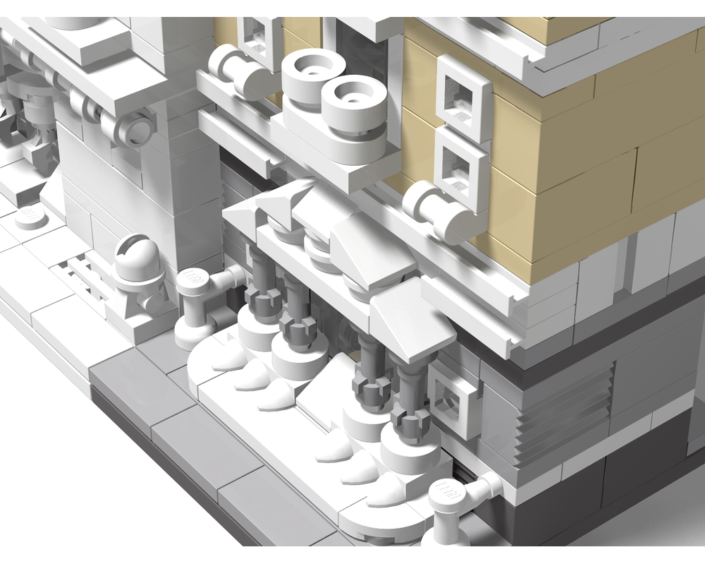 LEGO MOC-214780 Mini Modular Tawn Hall - Italian Style by Redmax ...