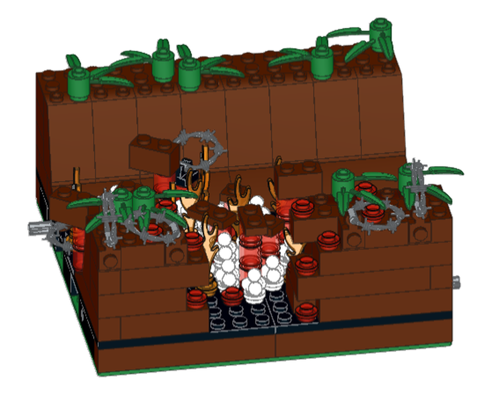 LEGO MOC-214794 WW1 Trench: Damaged Section by militarybricks1 ...