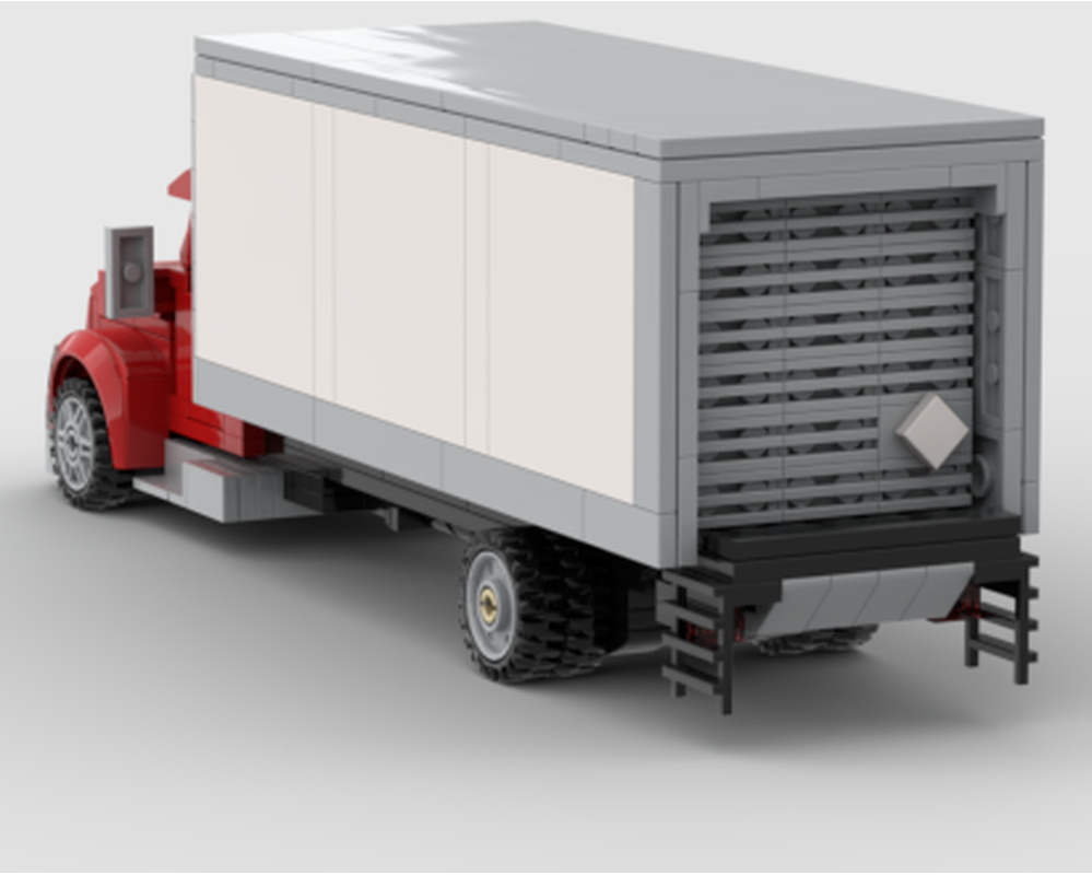 LEGO MOC-214814 American Box Truck by Northwoods | Rebrickable - Build ...