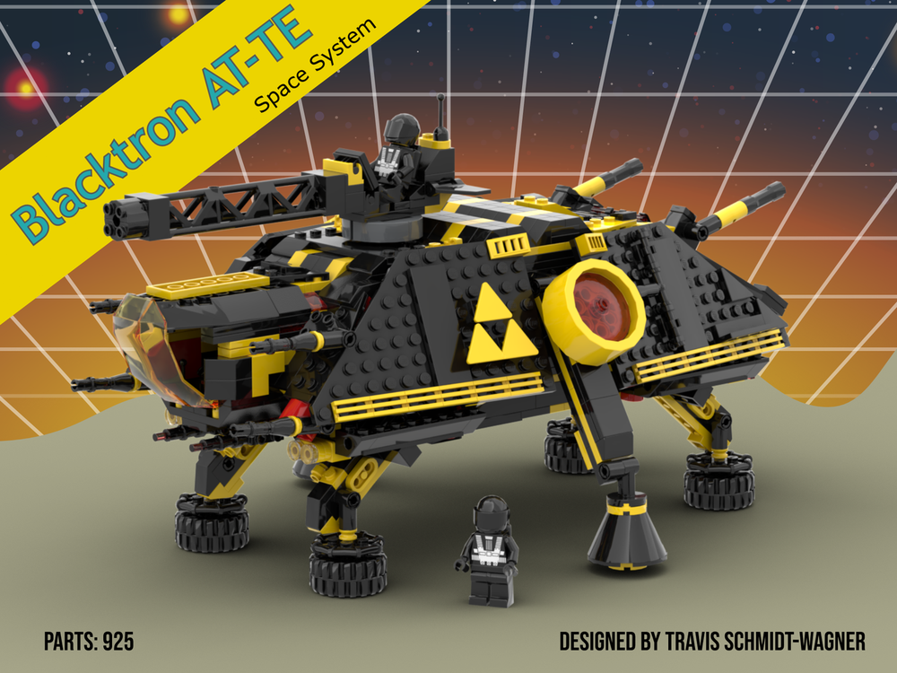 LEGO MOC-214920 Blacktron AT-TE Alt Build 10355 by Camobricktape