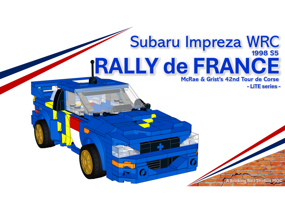 LEGO MOC-214974 Subaru Impreza'98 FRANCE Rally / WRC 22B STi / McRae's ...