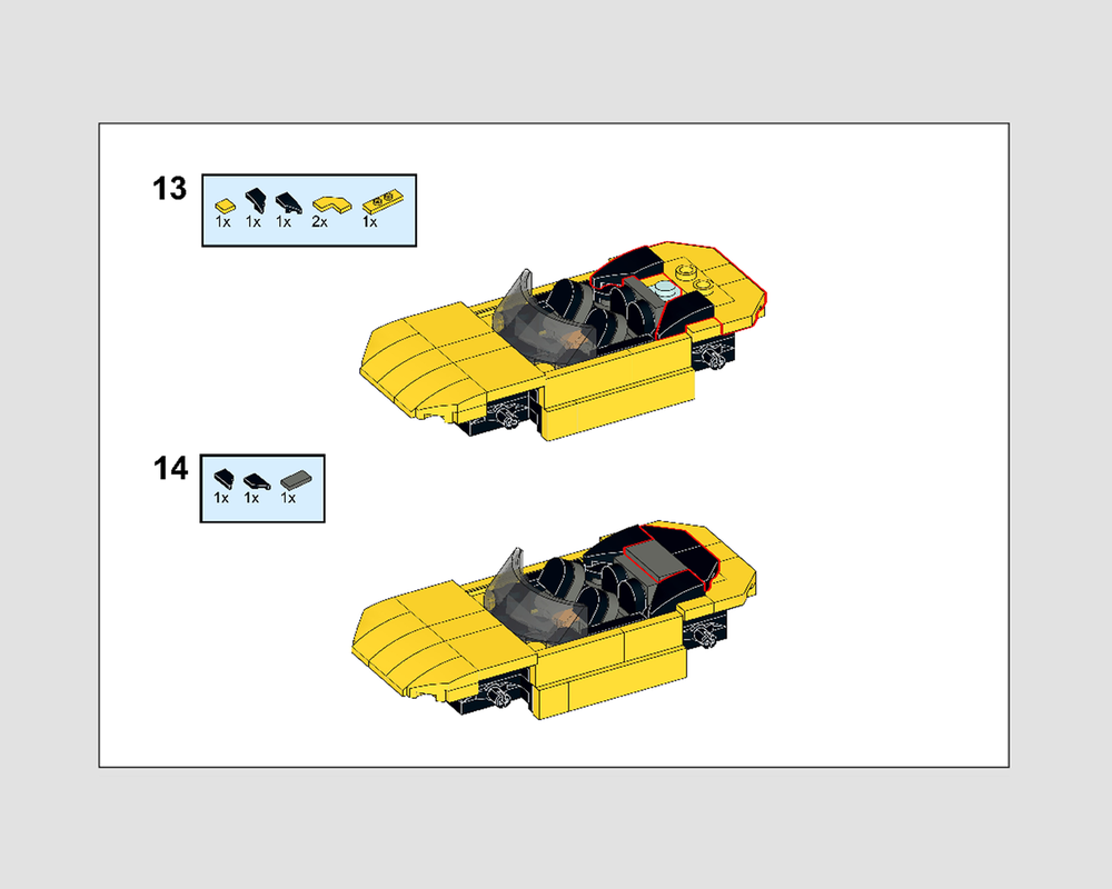 LEGO MOC-214987 Tiny Mercedes SL-63 by TinySpeedChamp