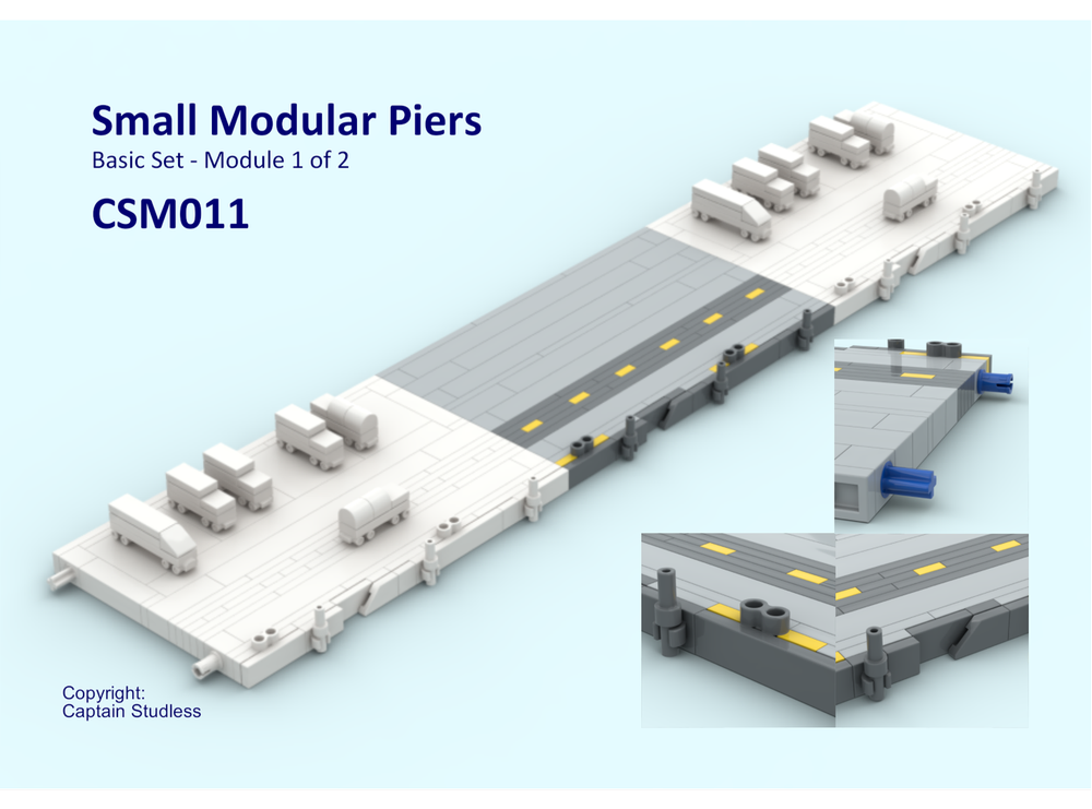 LEGO MOC Small Modular Piers - Basic Set - CSM011 by Captain.Studless ...