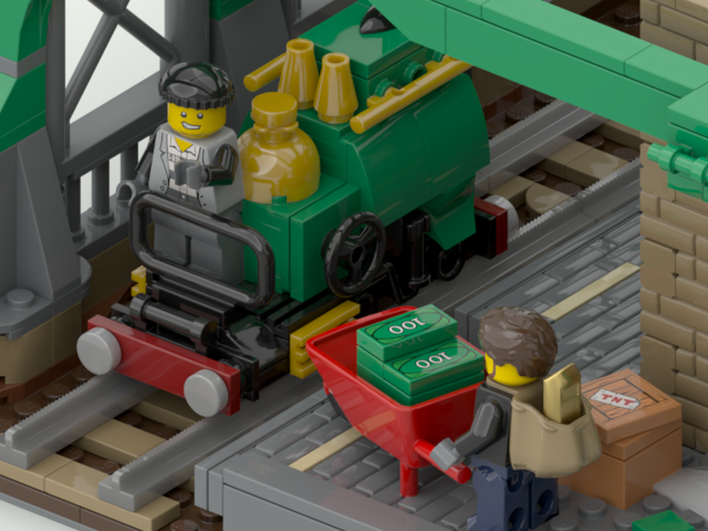 LEGO MOC-215022 Brick Bank - The subway heist by Takemenorth ...