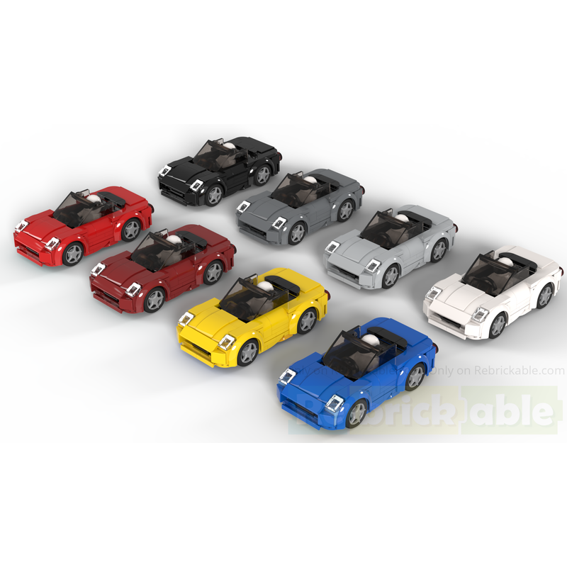 LEGO MOC-215034 Mazda MX-5 Miata NB by MinifigGarage | Rebrickable