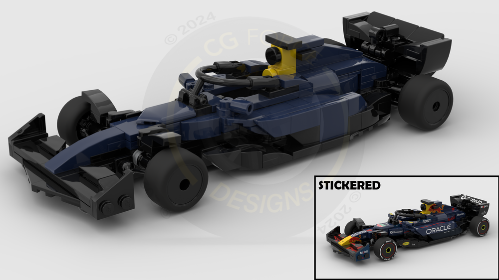 LEGO MOC F1 Redbull RB21 by CGForceDesigns | Rebrickable - Build with LEGO