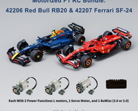 20% Off! Motorized F1 RC Bundle – 42206 Red Bull RB20 & 42207 SF-24 F1 Car