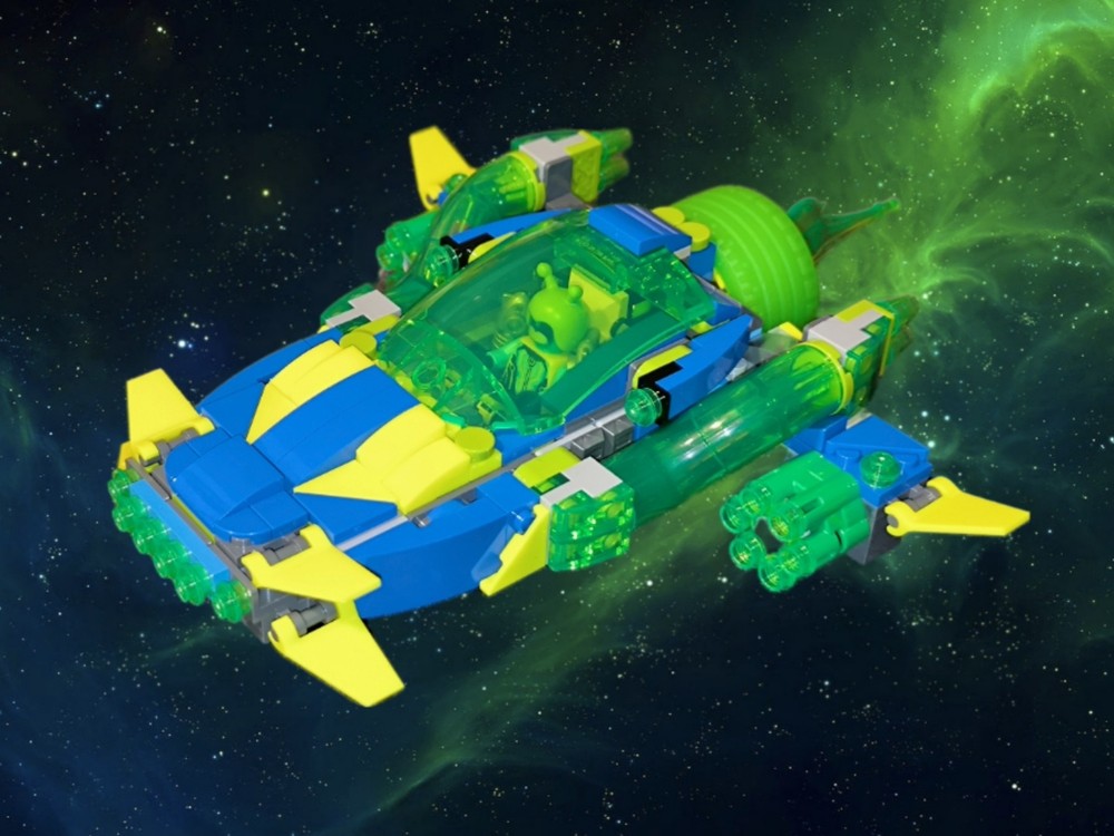 LEGO MOC 71491 Alien Interceptor Spaceship by SpaceFaceMOCs