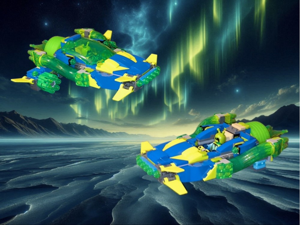 LEGO MOC-215283 71491 Alien Interceptor Spaceship by SpaceFaceMOCs