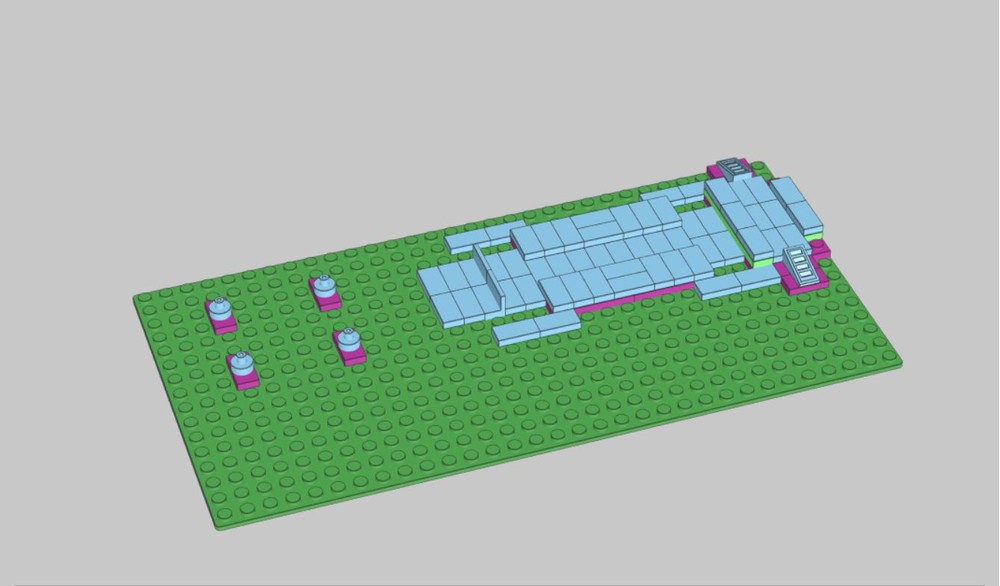 LEGO MOC Frame Rack for MOC-214502 by TurboRatRods | Rebrickable ...