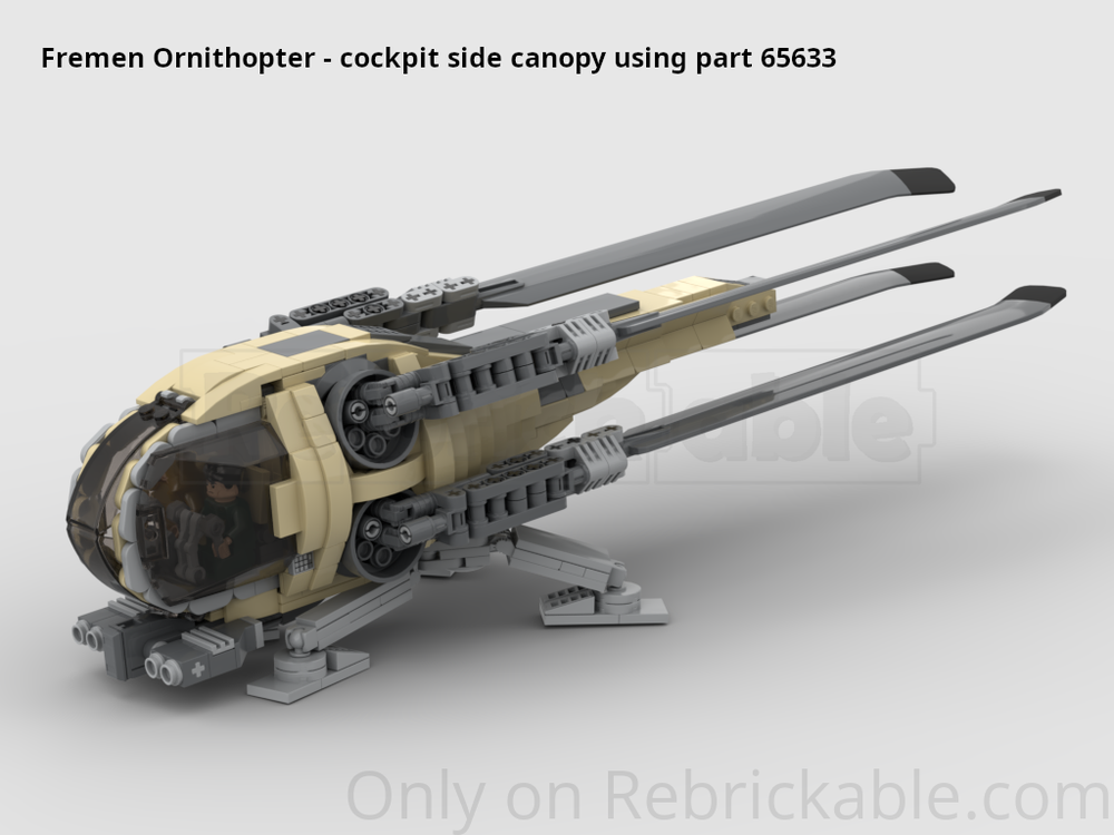 LEGO MOC-215361 Fremen Ornithopter (Version 2) by aachthor