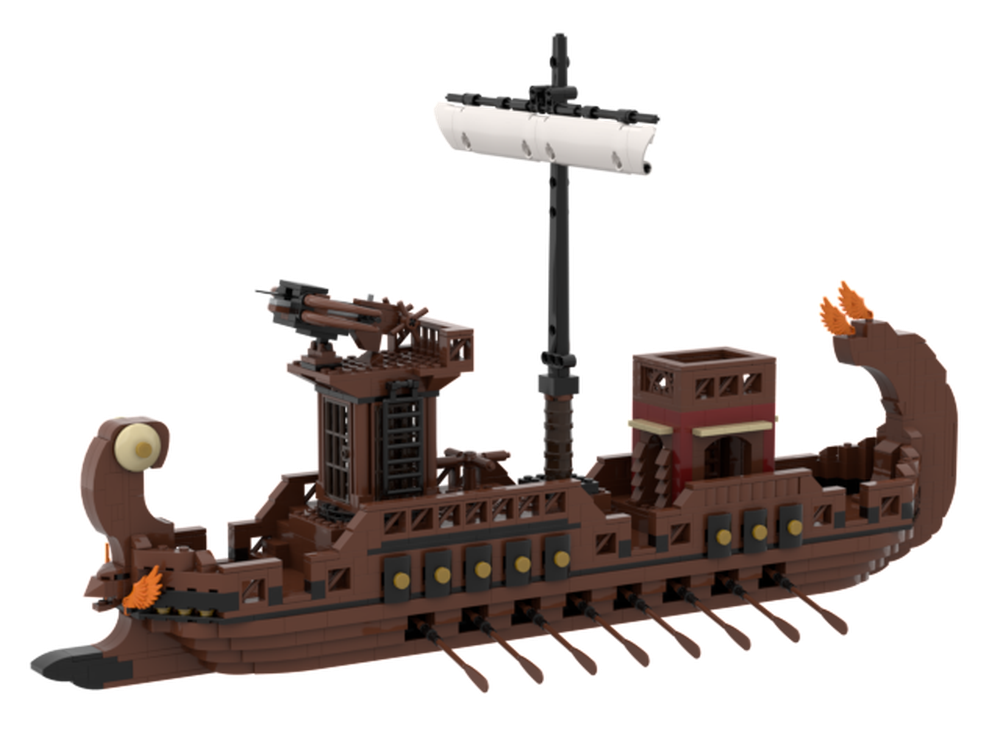 LEGO MOC-215365 Roman Galley - Ver.2 (exclude minifigures) by ...