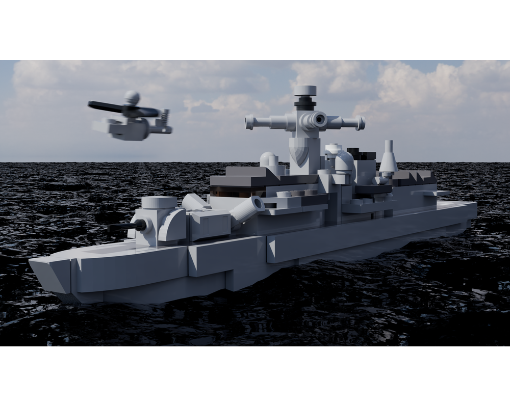 LEGO MOC HMS SOMERSET Type 23 Frigate by ScorchBricks | Rebrickable ...