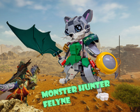 Dragon Slayer Cat / Monster Hunter (31163+71829)