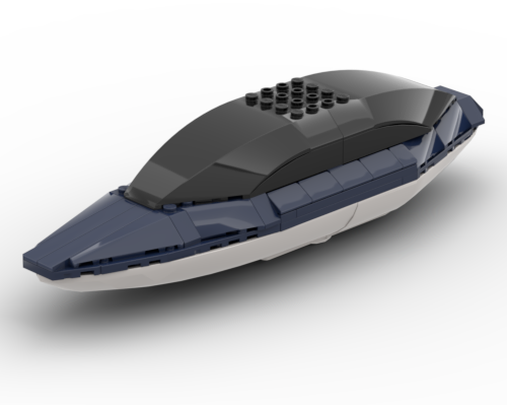 Futuristic speed boat by Smellybricks
